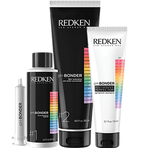 Redken pH-Bonder haircolor bonding system.